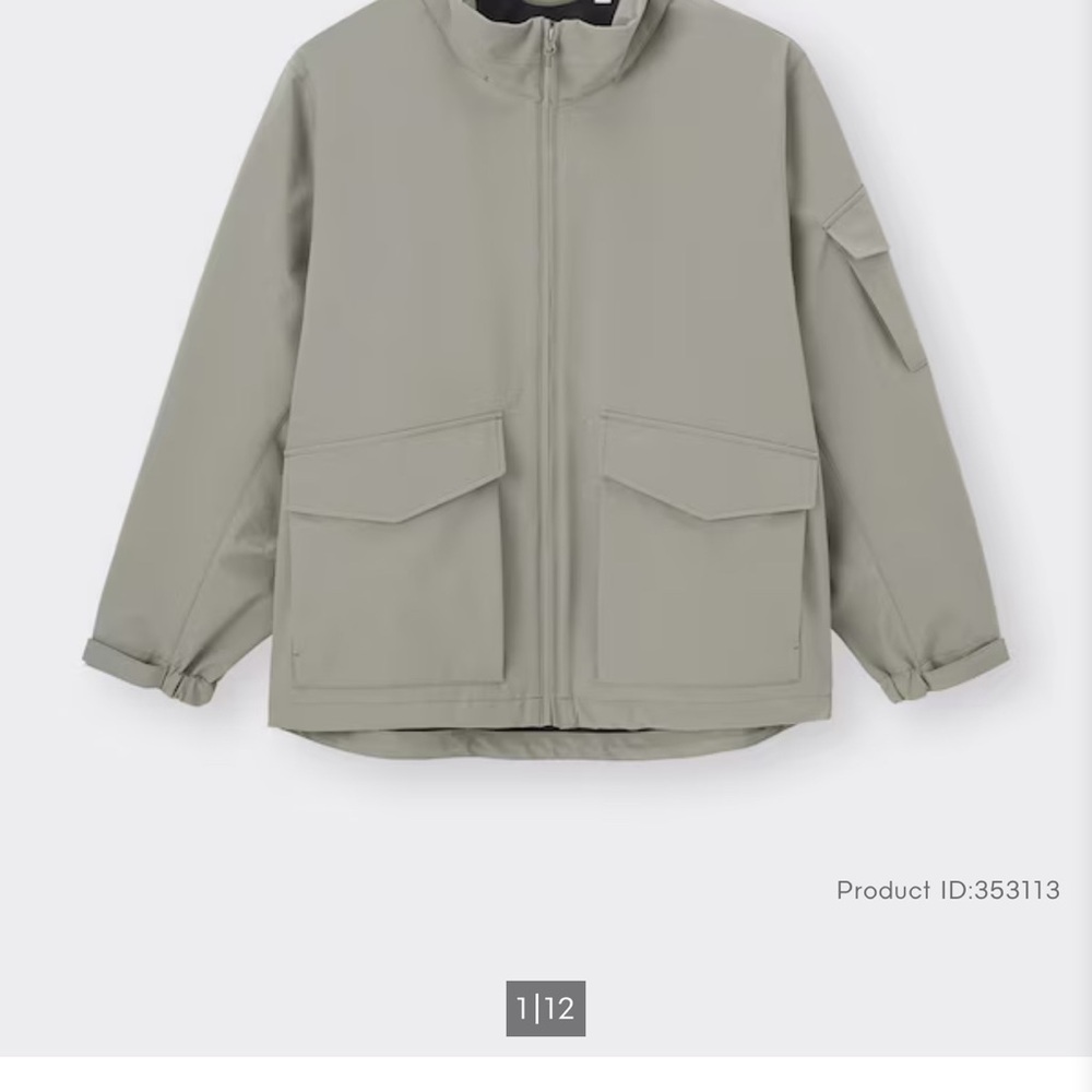 GU - Windproof Stand Collar Jacket - image 4